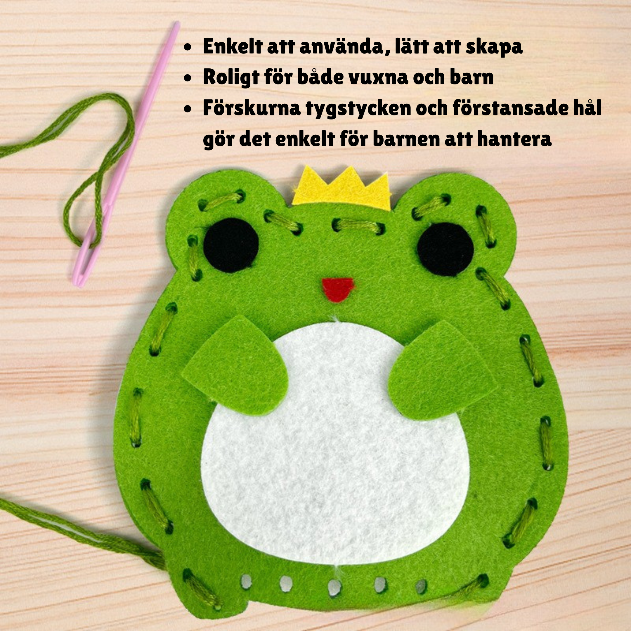 Dockasytning Gör-det-själv-leksakssats